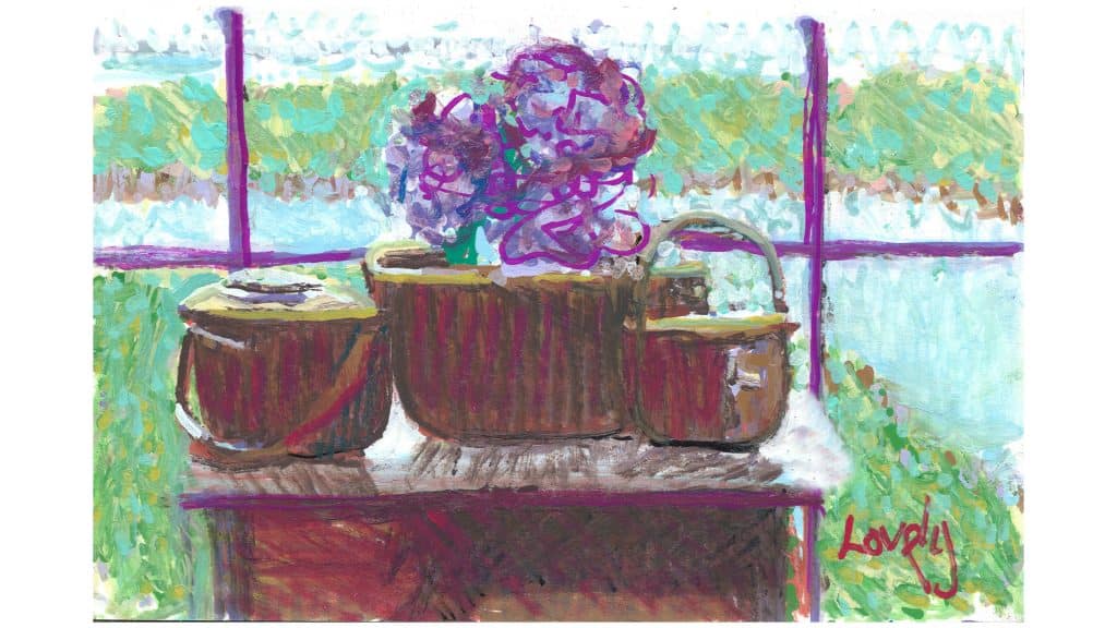 Window Sill Nantucket Baskets
