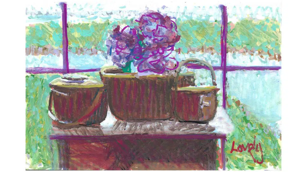 Window Sill Nantucket Baskets