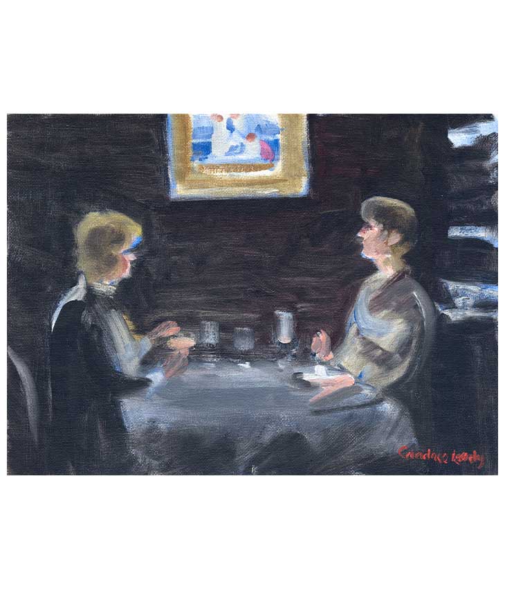 Two Women at Olivier's