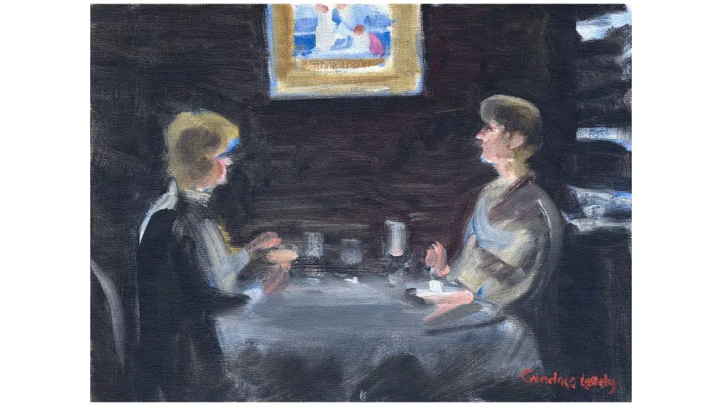 Two Women at Olivier's